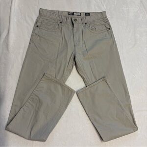 BKE Jake Straight Leg 5 Pocket Men’s Jeans Stretchy  Light Gray 34L Fit 34x34.5